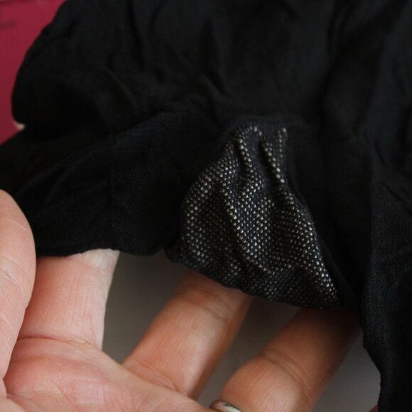 Vintage 1980s 1990s Pantyhose, Control Top Coloralls Basic Black, Size A-B, - Picture 8 of 10